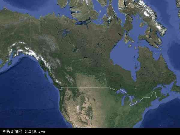 加拿大卫星地图 - 加拿大高清卫星地图 - 加拿大高清航拍地图 - 2022年加拿大高清卫星地图