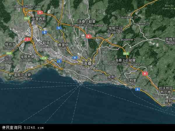 洛桑卫星地图 - 洛桑高清卫星地图 - 洛桑高清航拍地图 - 2024年洛桑高清卫星地图