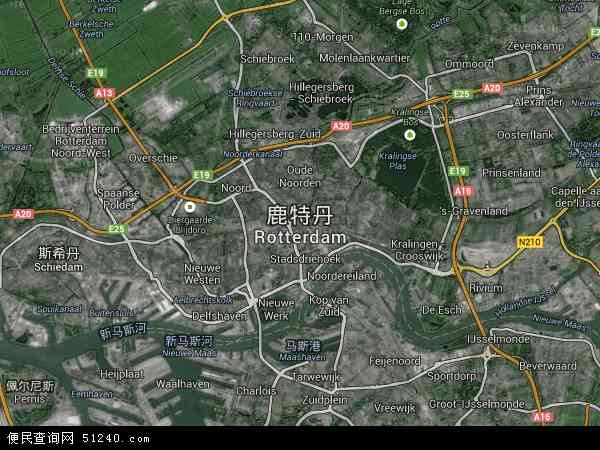 鹿特丹卫星地图 - 鹿特丹高清卫星地图 - 鹿特丹高清航拍地图 - 2024年鹿特丹高清卫星地图