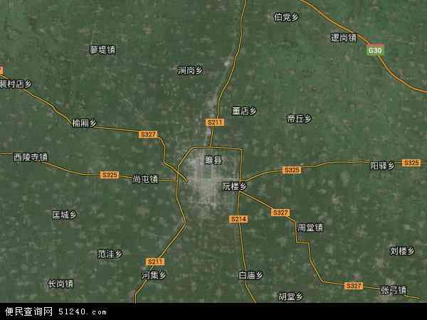 河南省商丘市睢县地图(地图)