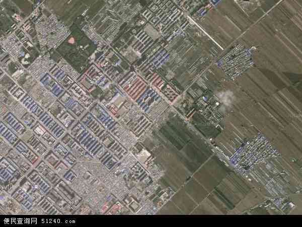 安达市卫星地图图片