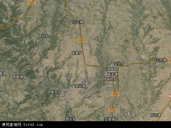 渭南市卫星地图高清版图片