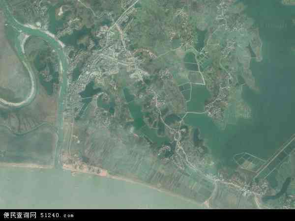 巴河镇卫星地图 - 巴河镇高清卫星地图 - 巴河镇高清航拍地图 - 2024年巴河镇高清卫星地图