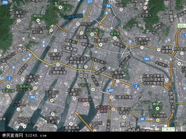 广岛卫星地图 - 广岛高清卫星地图 - 广岛高清航拍地图 - 2024年广岛高清卫星地图