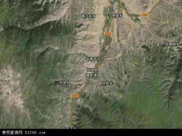 黄南藏族自治州卫星地图 - 黄南藏族自治州高清卫星地图 - 黄南藏族自治州高清航拍地图 - 2022年黄南藏族自治州高清卫星地图