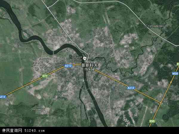 普斯科夫卫星地图 - 普斯科夫高清卫星地图 - 普斯科夫高清航拍地图 - 2024年普斯科夫高清卫星地图