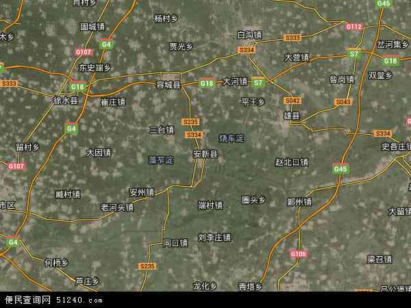 新县高清卫星地图图片