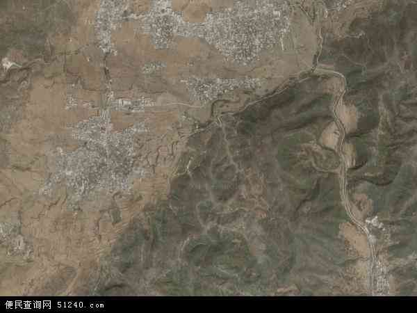 中国河北省邯郸市磁县白土镇地图(卫星地图)