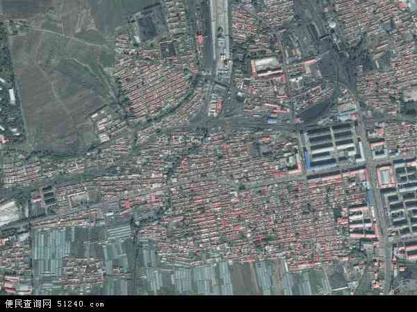 中国黑龙江省鸡西市城子河区城子河地图(卫星地图)