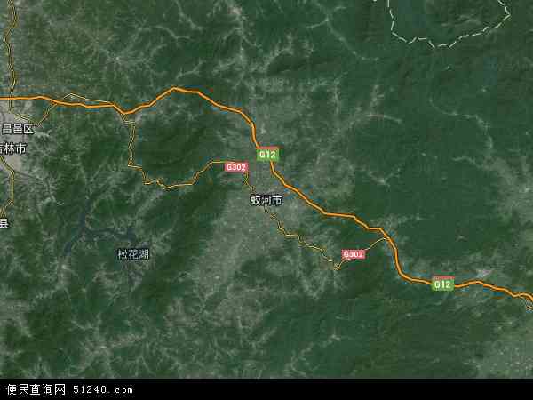 吉林省临江市卫星地图图片