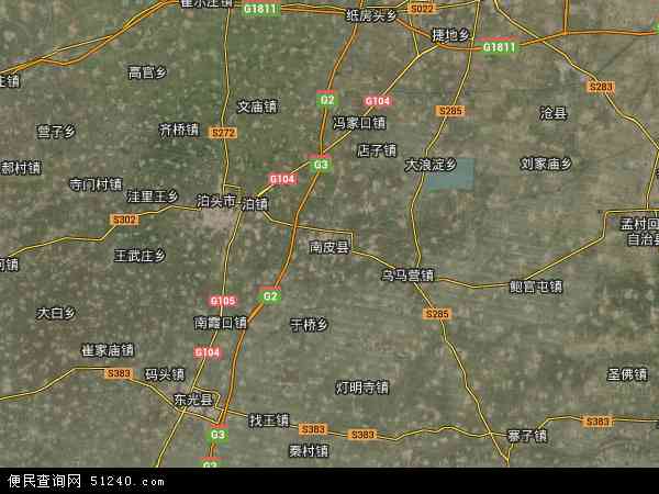 南皮县各乡镇地图图片