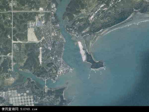 防城港企沙镇地图图片