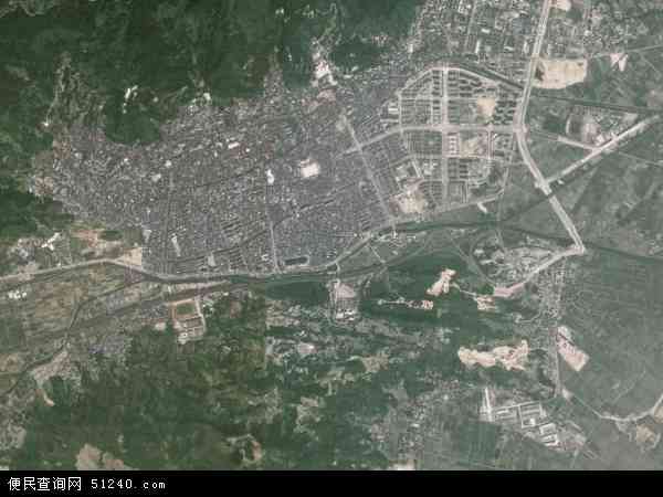 中国福建省宁德市霞浦县松城地图(卫星地图)