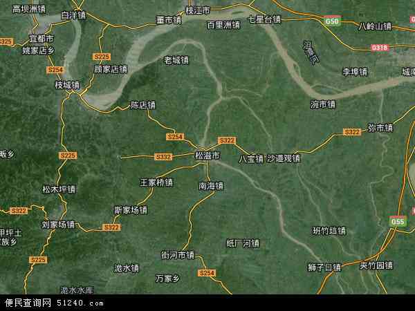 松滋市新江口详细地图图片