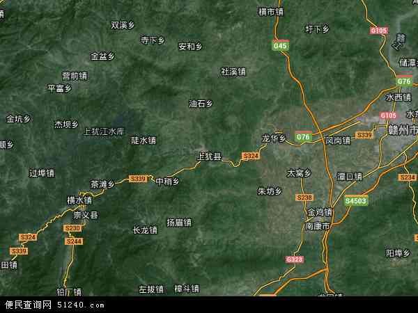 江西省赣州市上犹县下镇地图(地图)
