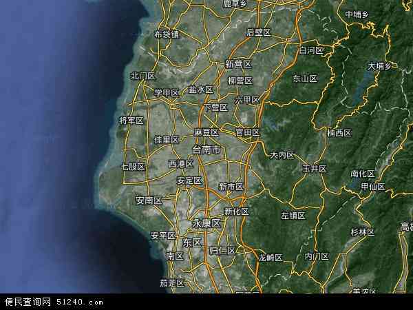 台南市卫星地图 - 台南市高清卫星地图 - 台南市高清航拍地图 - 2024年台南市高清卫星地图
