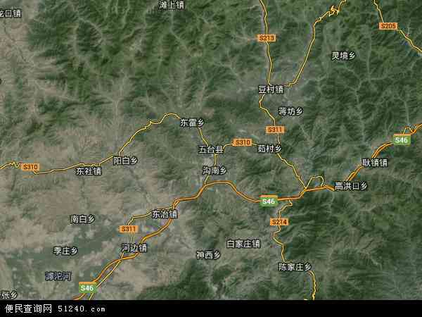 五台县地图全图高清版图片