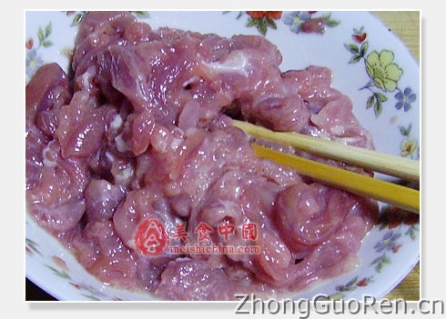 毛豆榨菜肉丝