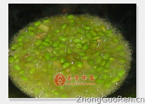 毛豆榨菜肉丝