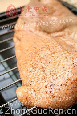 自己在家做烤鸭--------糖渍李子配脆皮烤鸭