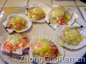 春节家宴菜（五）-【堆金积玉】芝士蒜茸焗扇贝