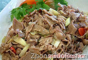 葱爆羊肉的做法·美食中国图片-meishichina.com