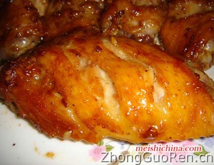 烤鸡翅膀图解做法·美食中国图片-meishichina.com