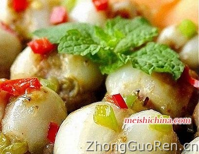 鲜百合煎酿绿豆的做法·美食中国图片-meishichina.com