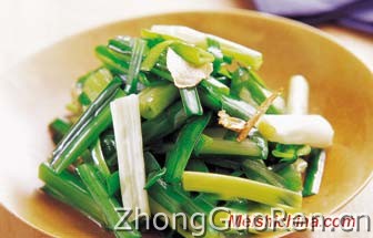 韭菜炒大葱的做法·美食中国图片-meishichina.com
