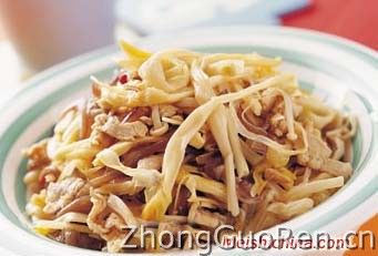金针菇炒肉丝的做法·美食中国图片-meishichina.com