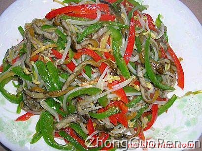绿豆芽炒鳝丝图解做法·美食中国图片-meishichina.com