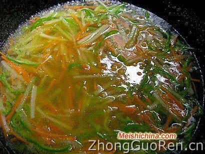 三色冬瓜丝图解做法·美食中国图片-meishichina.com