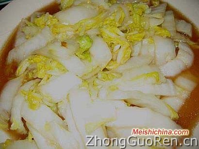 糖醋白菜的做法 美食中国图片-meishichina.com