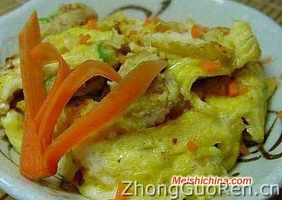 美食中国图片 - 鱼片炒蛋的做法 meishichina.com