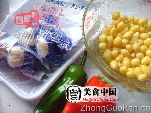 美食中国图片 - 百合银杏青红椒