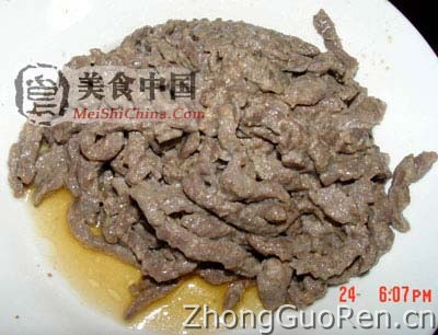 美食中国图片 - 泡椒牛肉丝
