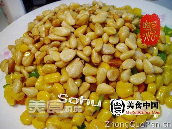 美食中国图片 - 松子玉米-图解