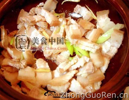 美食中国图片 - 热锅酸菜猪肉炖粉条