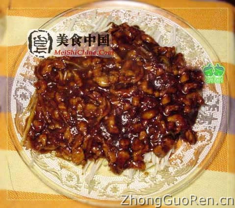 美食中国图片 - 京酱肉丝-全程图解