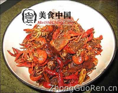 美食中国图片 - 自制长沙口味虾-全程图解