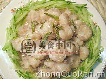 美食中国图片 - 龙井虾仁-全程图解