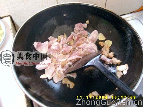 美食中国图片 - 莴笋炒肉-全程图解