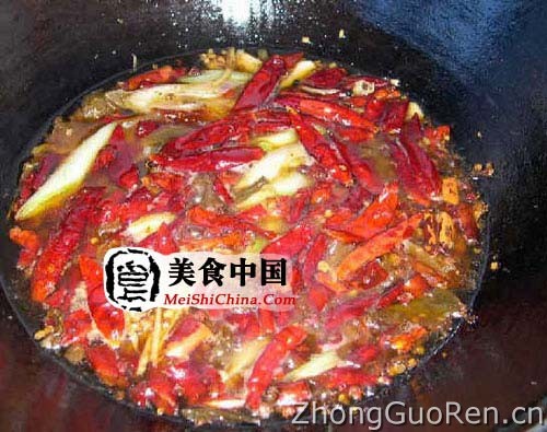 美食中国图片 - 四川水煮鱼火锅-全程图解