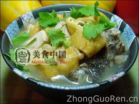 美食中国美食图片·美食厨房·汤·润肤豆腐鱼 - meishichina.com