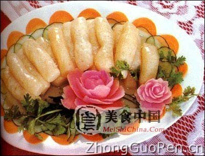美食中国美食图片·美食厨房·热菜菜谱·白玉甘甜姜薯 - meishichina.com