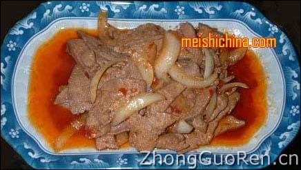 美食中国美食图片·美食厨房·热菜菜谱·川味猪肝 - meishichina.com