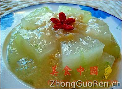 美食中国美食图片·美食厨房·热菜菜谱·干贝冬瓜 - meishichina.com