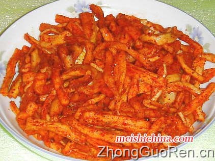 咸菜：麻辣萝卜干·美食中国图片-meishichina.com