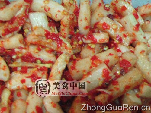 美食中国图片 - 小菜－辣萝卜(组图)