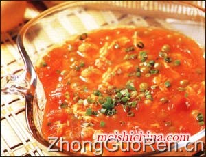番茄煮黄豆的做法·美食中国图片-meishichina.com